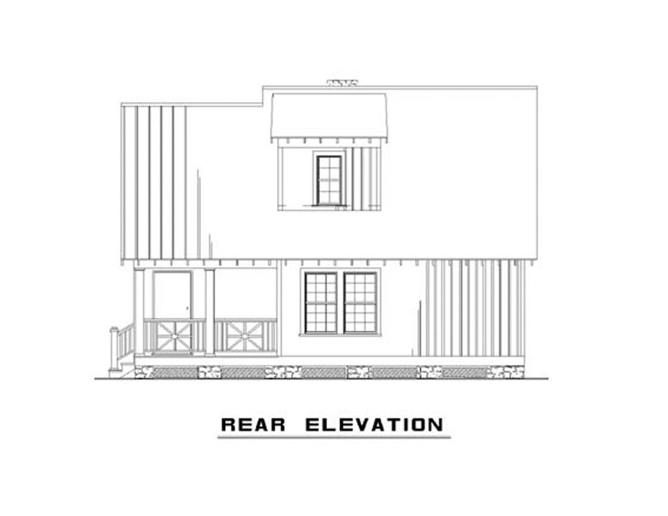 NDG414-Rear Elevation